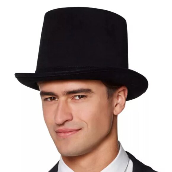 Spirit Other - New Spirit Halloween Men's Deluxe Black Top Hat 🎩